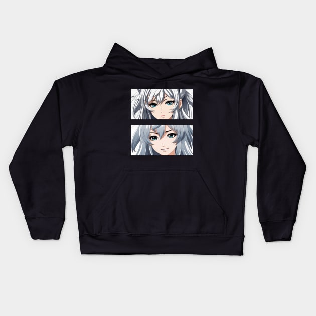 Sadness Before Smilling - Lewd Anime Character Kids Hoodie by AnimeVision
